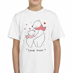 Remera Love Mom Oso en internet