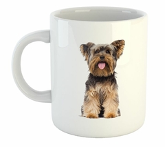 Taza Perro Yorkshire Sacando La Lengua