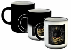 Taza Calavera Con Casco Fumando en internet