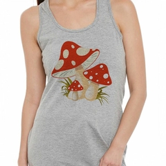 Musculosa Deportiva Mushrooms Clipart Hongo