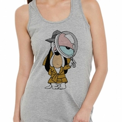 Musculosa Deportiva Droopy Detective Perro Lupa