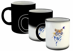 Taza Tigre Con Una Mariposa Watercolor en internet