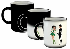 Taza Samurai Jack Y Ashi Dibujo Animado Girl en internet