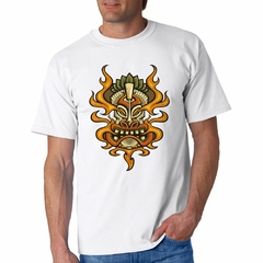 Remera Extreme Face Fire Art Colours en internet