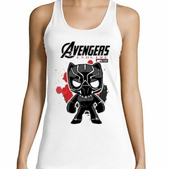 Musculosa Deportiva Pantera Negra Avengers Dibujito - comprar online