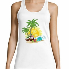 Musculosa Deportiva Playa Coco Palmeras Verano Viaje - comprar online