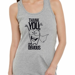 Musculosa Deportiva Thank You Cpt Obvious