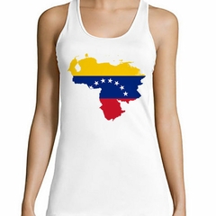 Musculosa Deportiva Mapa De Venezuela Amarillo Azul Y Rojo #1 - comprar online