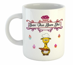 Taza Panadero Buen Dia Jirafa Dise