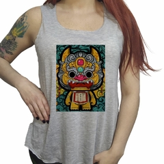 Musculosa Dragon Japones Amuleto Suerte