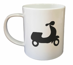 Taza Moto Vector Silueta - comprar online