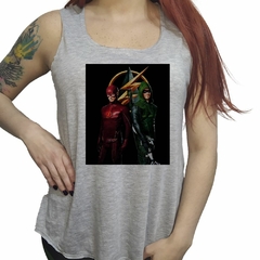 Musculosa Arrow Flecha Verde Flash Combinados M2