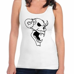 Musculosa Deportiva Angry Calavera Enojada #4