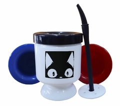 Mate Gato Negro Vector