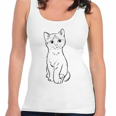 Musculosa Deportiva Gato Sentado Vector M2 - comprar online