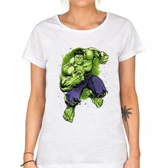 Remera Hulk Art Verde Marvel Fuerza Dibujito