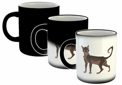 Taza Gato Furioso Guerrero Dibujo en internet