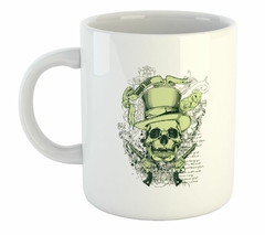 Taza Calavera Con Galera Y Armas