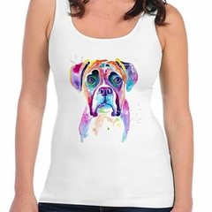 Musculosa Deportiva Boxer Art Watercolor