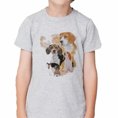 Remera Perros Beagle Amigos Varios - TiendaCubik