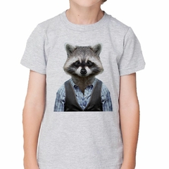 Remera Mapache Chistoso Animal Salvaje Raccoon