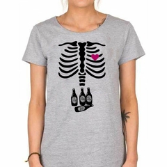 Remera Esqueletos Panza De Bebidas - comprar online