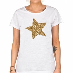 Remera Estrella Dorada Dibujo Art en internet