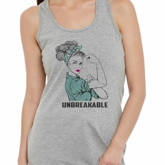 Musculosa Deportiva Unbreakable Mujer Poder Girl Power - comprar online