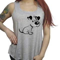 Musculosa Perro Timido Terrier