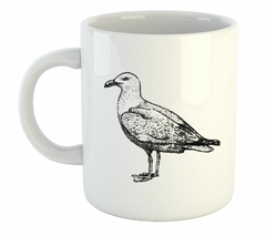 Taza Gaviota Vector Ilutracion Art Dibujo