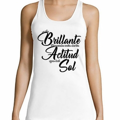 Musculosa Deportiva Un Dia Brillante Depende Mas De Tu #1