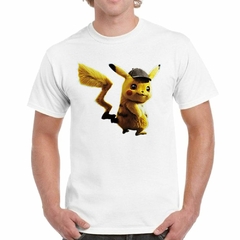 Imagen de Remera Pikachu Detective Amarillo Pokemon