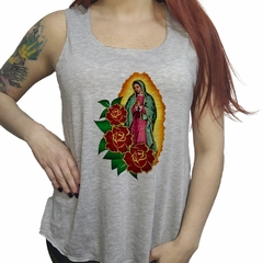 Musculosa Virgen De Guadalupe Rosas Religion