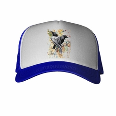 Gorra Cuervos Arboles Arte Dibujo