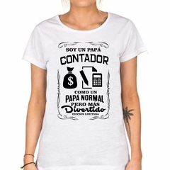 Remera Papá Contador Mas Divertido Ed Limitada en internet