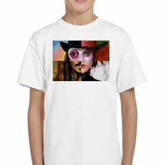 Remera Johnny Deep Alicia Sombrer Pirata Tijeras - tienda online