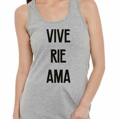 Musculosa Deportiva Vive Rie Ama M1