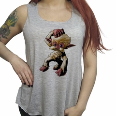 Musculosa Mono Rascandose Ilustracion Art