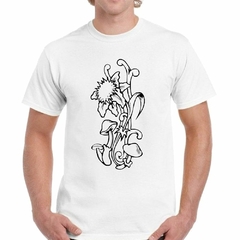 Remera Tattoo Flores Hongos Art en internet