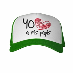 Gorra Yo Amo A Mis Papis Corazon Love - comprar online