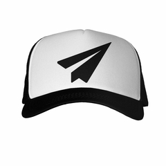 Gorra Avion Plane Papel Vector Negro - comprar online