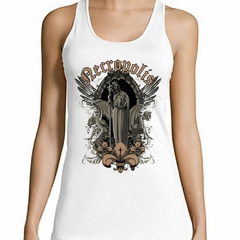 Musculosa Deportiva Necropolis Gargolas Cruz Reina Art - comprar online