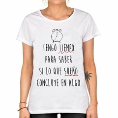 Remera Tengo Tiempo Para Saber Time Reloj - TiendaCubik