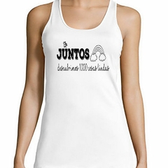 Musculosa Deportiva Juntos Descubrimos 1000 Cosas Linda - comprar online