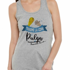 Musculosa Deportiva Traeme La Copa Pulga Futbol Mundo