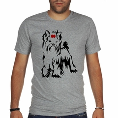 Remera Perro Yorkshire Vector M1 - tienda online