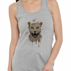 Musculosa Deportiva Tigre Pintura Watercolor M4