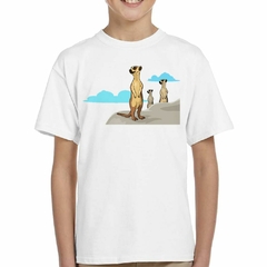 Remera Meerkat Suricato Animado Diseño Art - TiendaCubik