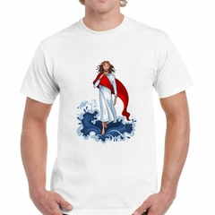 Remera Jesus Agua Caminando Religion