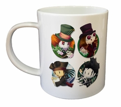 Taza Jhonny Depp Man Tijera Pirat Alicia Wonka - comprar online